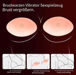 Ynkkvre - Nippelvibrator - Vrouwen - 10 Vibratiemodi - Nippelstimulatie - Met afstandsbediening - Silicone materiaal - Voor solo of koppelsessies — thumbnail 3