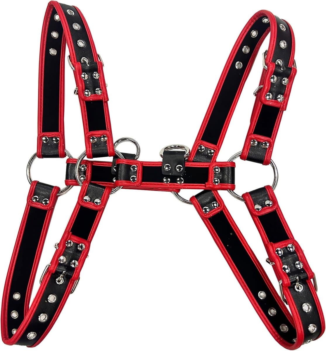 Verstelbare Borst Harnas voor Heren - Punk Stijl PU Leer Body Harness — afbeelding 1
