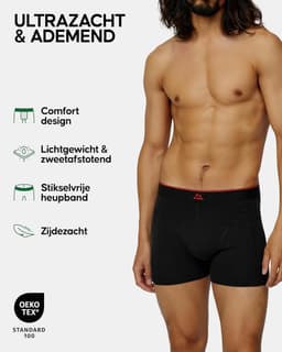 Zachte Bamboe Boxershorts Heren - Ademend Ondergoed (6 of 10 Stuks) met of zonder gulp — thumbnail 7
