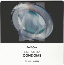 Satisfyer Condooms Heren | 100 stuks | 45-64 mm | XS - XL beschikbaar | Realistisch & dun met vochtig oppervlak | Huidvriendelijk & geurloos | Met reservoir | Getest & betrouwbaar — thumbnail 5