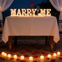 Huwelijksaanzoek Decoratie - Romantische Set - Speciale Gelegenheid - 2031 Delige Set - Grote Verpakking - I Love U — thumbnail 3