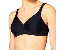 Dames BH zonder Vulling en Beugel in Zwart - Modern Soft + Cotton