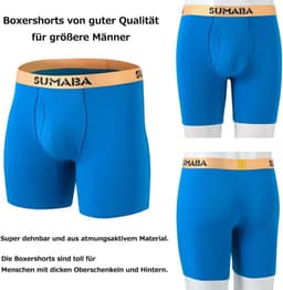 Heren Boxershorts Lange Pijpen van Ademend en Zacht Bamboe Ondergoed — thumbnail 3