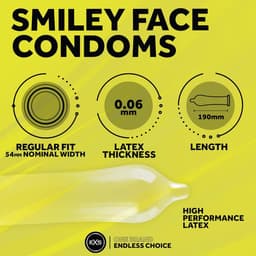EXS Smiley Face - 100 condooms — thumbnail 4