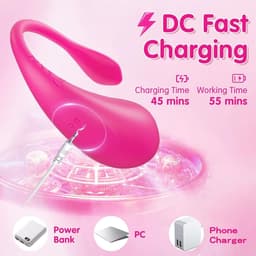 Lzwintrading - Vibrators voor Vrouwen met App Control - Sex Toys voor Vrouwen Koppels - G Spot Bullet Vibrator met 9 Vibratie Standen- Clitoris Stimulator - Dildo Vibrator Realistisch - Seksspeeltjes - Erotiek - Vibrerend Ei - Anale Speeltjes — thumbnail 4