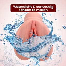 Fleshy Kunstvagina & Anus Masturbator – Realistisch Design – Pocket Pussy voor Mannen – Sex Toy met Levensecht Gevoel — thumbnail 4