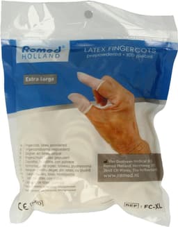 Romed Vingercondooms Latex XL 100 stuks — thumbnail 8