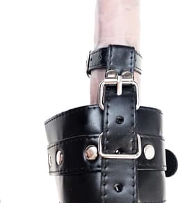 BNDGx® - Penis strap restraint voor mannen -met slot - Penis gordel man penis band bondage — thumbnail 6