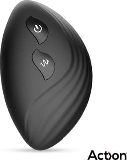 ACTION - Pinsy - Verstelbare Anaal Vibrator - Grote Buttplug - Anaal Dildo Groot - Prostaat Vibrator - Vibrator Voor Mannen en Vrouwen - Zwart — thumbnail 4