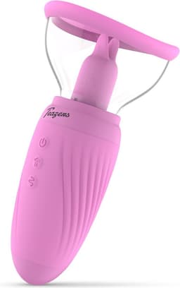 Teazers - Suction Cup met Clitoris Vibrator - Clitoris Zuiger met Tong - Vibrators voor Vrouwen - Sex Toys voor Vrouwen - Vibrators - Clitoris Stimulator - Roze — thumbnail 4