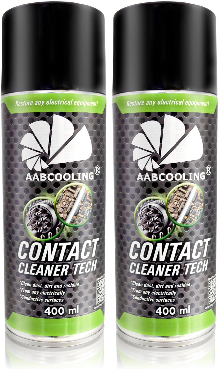 Contact Cleaner 2x400 ml - interieurreiniger - snel drogend - beschermt elektrische onderdelen - m-winkel — afbeelding 1