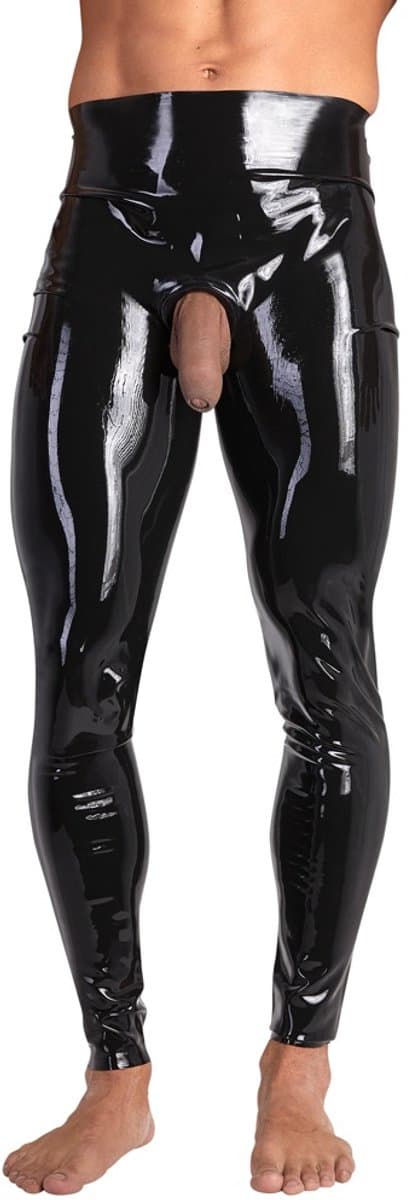 Mannen Latex Leggings S — afbeelding 1