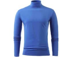 2026 Mannelijke Winter Warm Opstaande Kraag Mode Thermisch Ondergoed Mannen Basic T-Shirt Blouse Trui Lange Mouwen