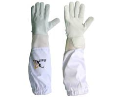 Best Bee Bijenteelthandschoenen van geitenleer met geventileerde stoffen mouwen, ademend en dik, imker handschoenen - ShopVlot
