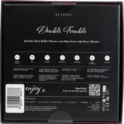 Je Joue - Cadeauset Double Trouble - Bullet Vibrator & Clitoris Vibrator - Roze/Koraal — thumbnail 2