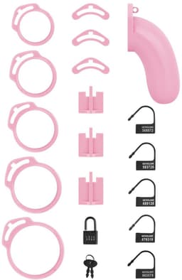 LOCKDOWN - Chastity Cage Large - Roze — thumbnail 2