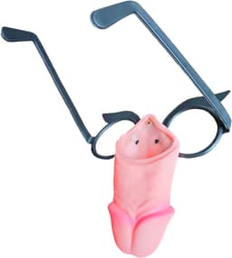 Penisneus met bril | masker voor vrijgezellenfeest | grappig penismasker | vrijgezellenfeest | bruid decoratie penisvorm | bruidegom | Willy grappig | feestmasker | carnaval | rozenmaandag — thumbnail 5
