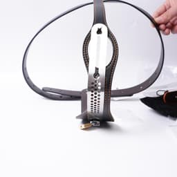 PU-leder riem met anale plug — thumbnail 5