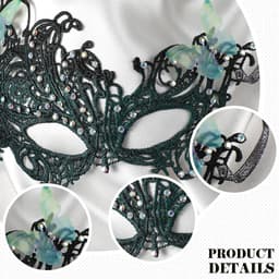 Luxe Steampunk Masker met Kant voor Heren en Dames - Vintage Carnaval & Feest Accessoire — thumbnail 5