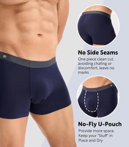 Comfortabele Heren Boxershorts met Zak - Microvezel & Modal Ondergoed Multipack — thumbnail 6