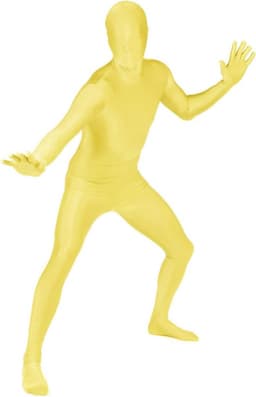 Zwart Full Body Pak voor Volwassenen - Stretchy Zentai Kostuum — thumbnail 1