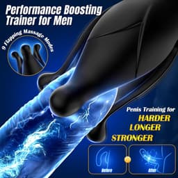 Oneay Prostaatmassager met Vibratie – Anale Plug voor Mannen – Buttplug Mannenseksspeeltje – 9 Intensiteitsniveaus – Kloppende & Trillende Bewegingen – Met Afstandsbediening — thumbnail 5