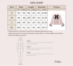 Dames Blouse met Kant en Mesh - Gothic Lolita Stijl Shirt met Lange Mouwen — thumbnail 4