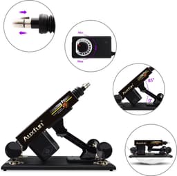 Auxfun Basic Seksmachine – Fuck Machine & Neukmachine – 450 Bewegingen p/m – 3XLR – Dildo 21 cm — thumbnail 3