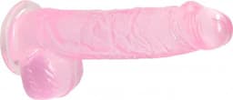 6" / 15 cm Realistic Dildo With Balls - Pink — thumbnail 10