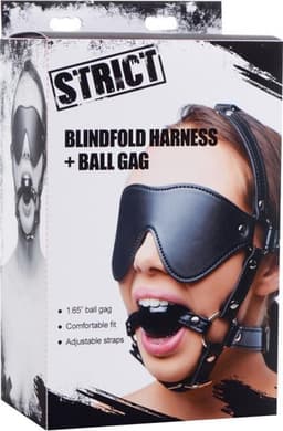 Kunstleren Masker Met Ball Gag — thumbnail 4