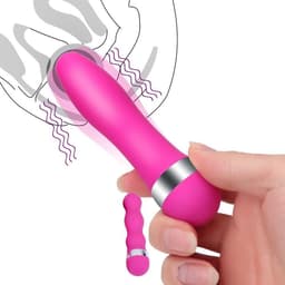 Happy Tears | Rechte vorm | Mini Vibrators Voor Vrouwen | Voor koppels | Fijne orgasmes | Krachtige motor en fijne vibraties | Luxe Vibrator | Realistische vibrator | Krachtige Vibrator | Clitoris En G-spot Stimulator | 11 cm | Paars — thumbnail 4