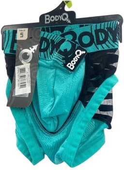 BodyQ Sexy Heren Boxershort – Aqua met Net Zwart – Erotische Herenlingerie – Maat S — thumbnail 2