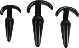 Banoch | Buttplug set beginner ergo 2.0 - zwart - 3 delig — thumbnail 11