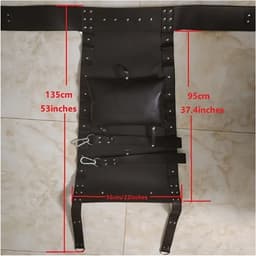 Sling de luxe, sex schommel, bdsm, dik hoogwaardig pu leer, sexmeubel, love swing. — thumbnail 4