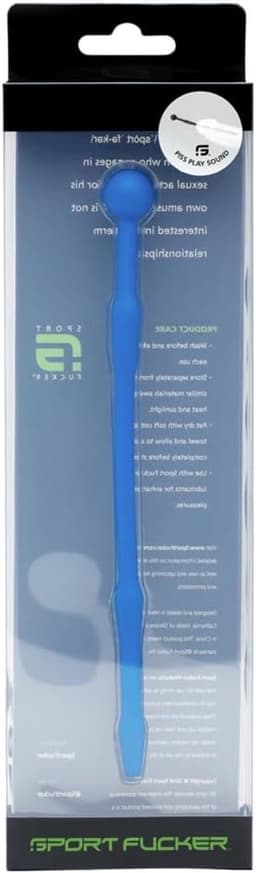 Sport Fucker - Piss Play Sound - Holle Dilator - 18.42 cm - Blauw — thumbnail 4