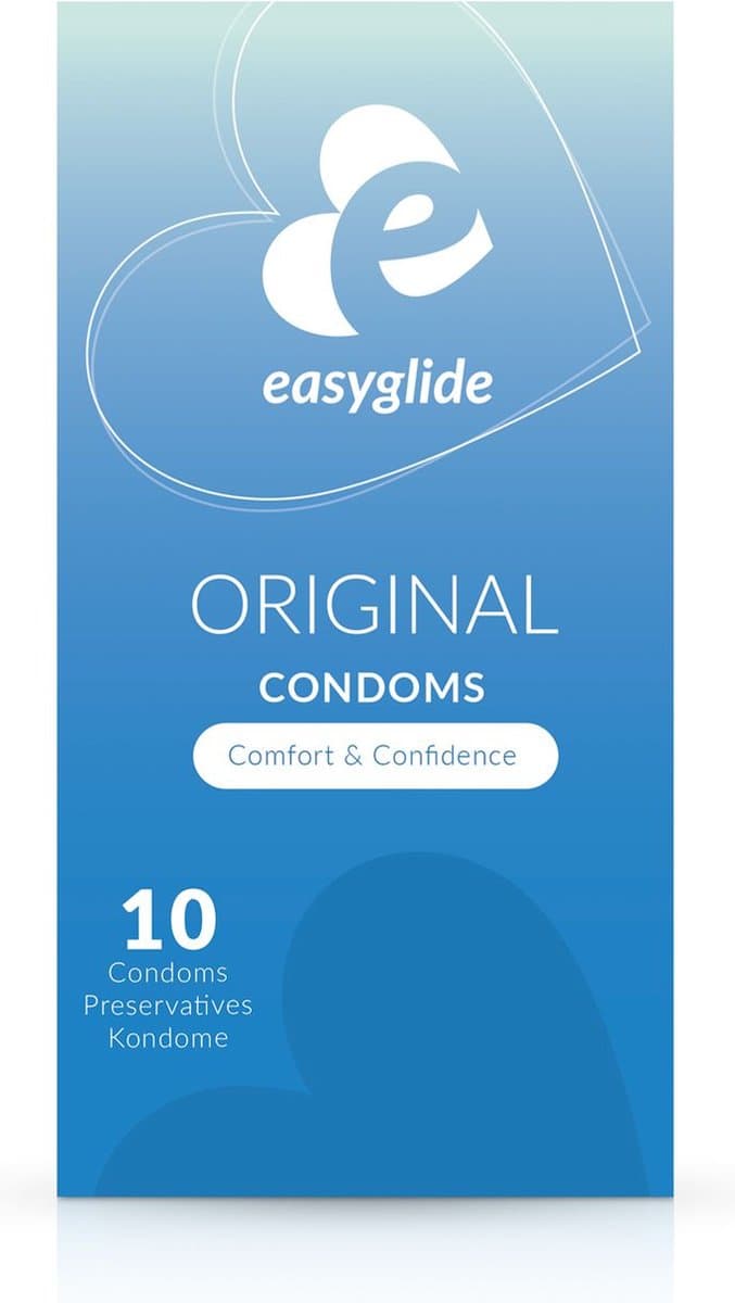 EasyGlide - Original Condooms - Condooms met Glijmiddel - 10 stuks — afbeelding 1