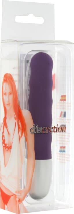 Seven Creations-Discretion Vibe Ribbed Purple-Vibrator — thumbnail 2
