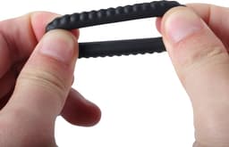 Banoch | Cockring set van zwart siliconen | 4 delig | penisring — thumbnail 10