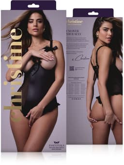 Wetlook Body met open kruis/cups Mistique — thumbnail 2