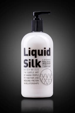 Liquid Silk - Sex Lube - Hybride Glijmiddel - Veilig voor Condooms - Ook voor Massage 500 ml — thumbnail 2