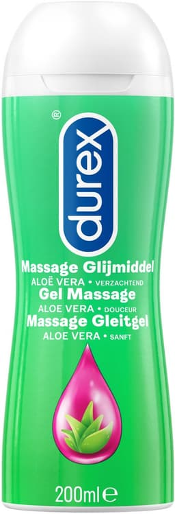 Durex Massage Olie en Glijmiddel 2-in-1 - Aloë Vera - 200ml x6 — thumbnail 5