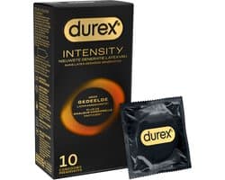 Durex Intensity Condooms 10st - Nieuwste generatie ultradunne, latexvrije condooms voor mannen – Gedeelde lichaamswarmte