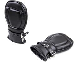 Kiotos - BDSM Leren Wanten Voor Bondage - Zwart