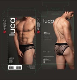 Allure (All) Slip met Sterren voor Heren black S/M — thumbnail 3