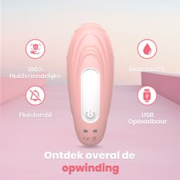 PureVibe® TouchMe Remote Vibrator - Duo Koppel Vibrators voor Vrouwen - Fluisterstil & Discreet Stimulator - Clitoris & G-spot Stimulator - Seksspeeltjes - Erotiek Sex Toys voor koppels - Roze — thumbnail 6