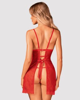 Obsessive - Claussica Babydoll & Thong XL/2XL — thumbnail 5