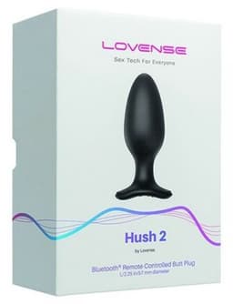 Lovense - Hush 2 Vibrerende Buttplug Met App - Zwart — thumbnail 20