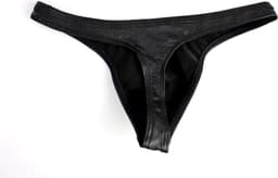 PU Lederen porno slip heren - Lage taille - Mini string - Erotisch ondergoed - Aansluitend — thumbnail 6