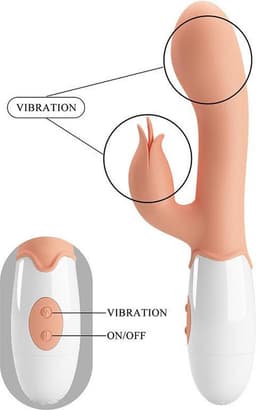 Pretty Love - Bloody Mary - Vibrator - Rabbit Vibrator met Clitoris Stimulatie - Lichte Huidskleur - Geeft Intens en Krachtig Plezier — thumbnail 4