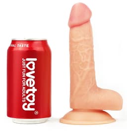 Lovetoy - The Ultra Soft Dude - Realistische Dildo - 18 x 4 cm — thumbnail 3